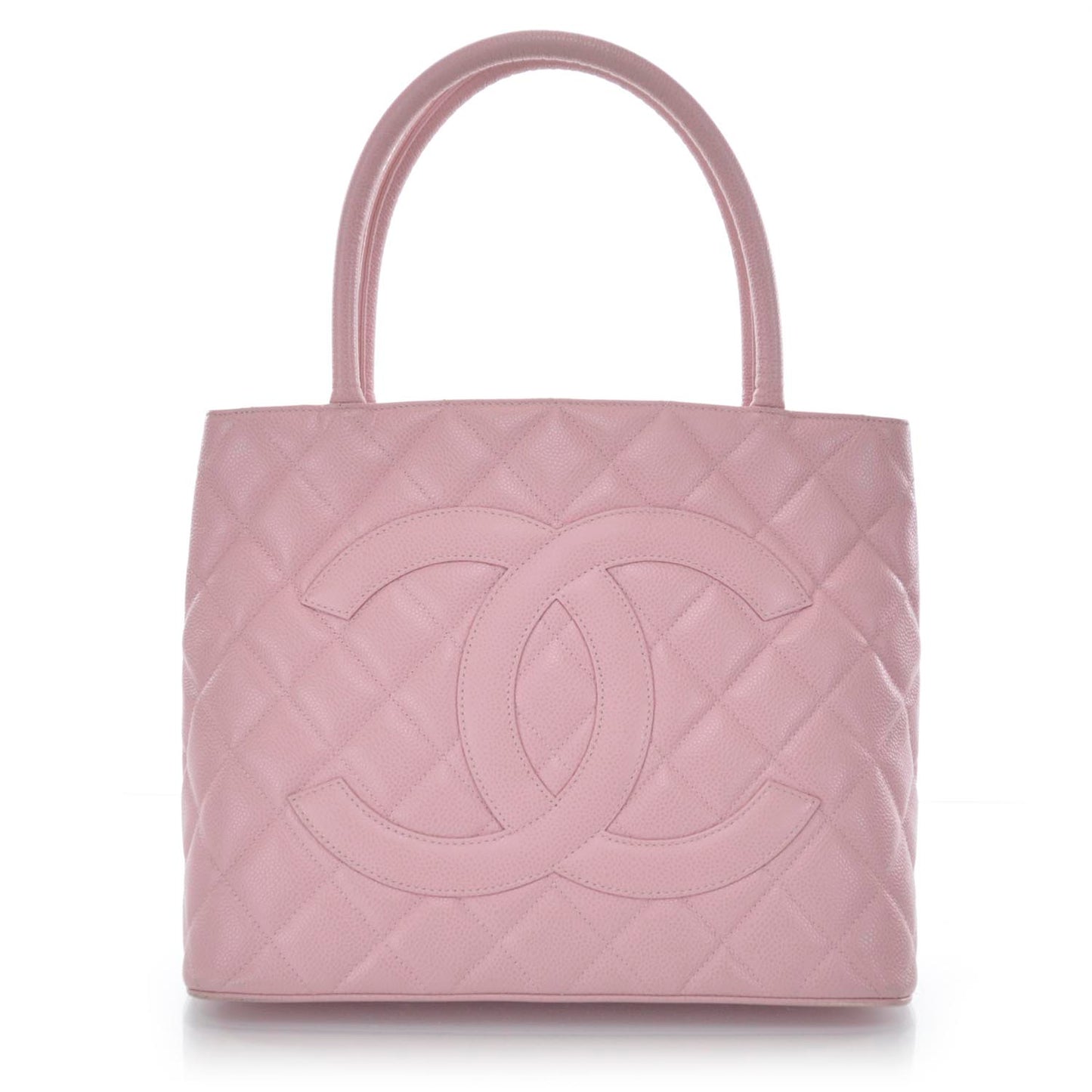 Caviar Medallion Tote Pink