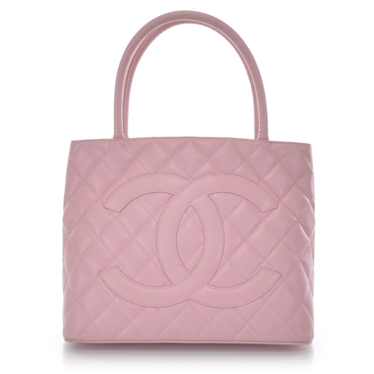 Chanel Caviar Medallion Tote Pink 1 of 8