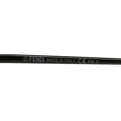 Fendi Metal F is Fendi Printed Run Away Round Frame Sunglasses FF 0285/S Black 6 of 8