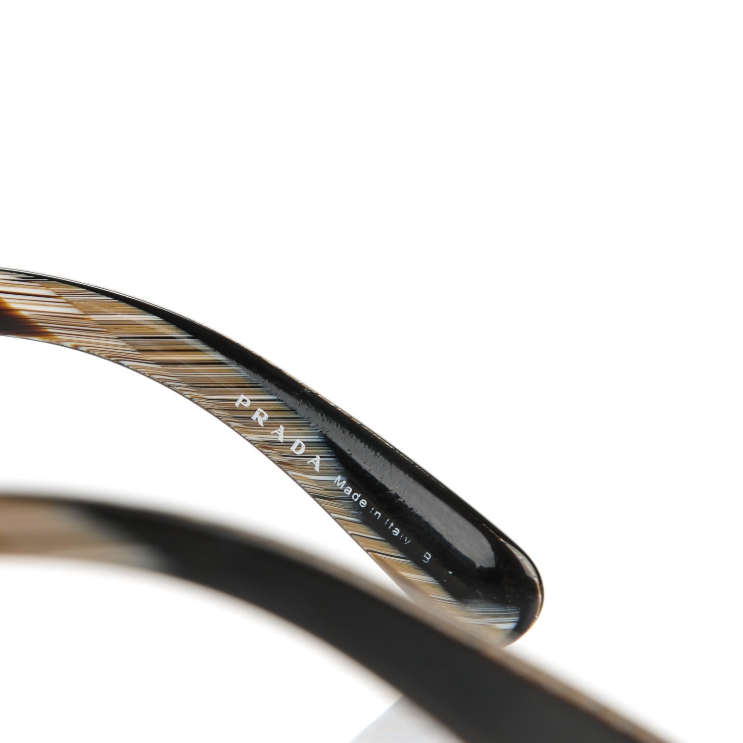 Prada Baroque Sunglasses SPR 27N Black Horn 3 of 4