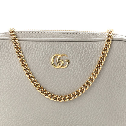 Gucci Dollar Calfskin Super Mini GG Marmont Chain Shoulder Bag Deep Grey 8 of 10
