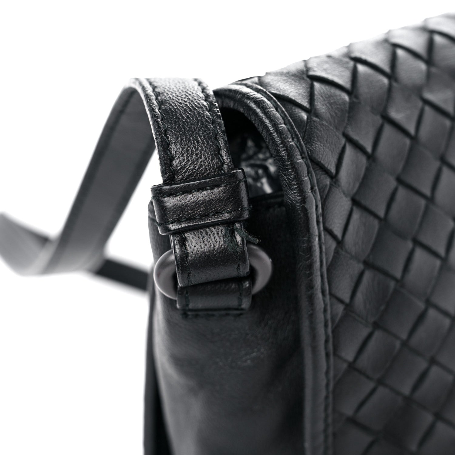 Bottega Veneta Nappa Intrecciato Flap Crossbody Black 13 of 13