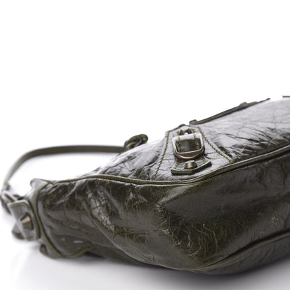Balenciaga Chevre Classic Hardware Shoulder Bag Olive 7 of 10