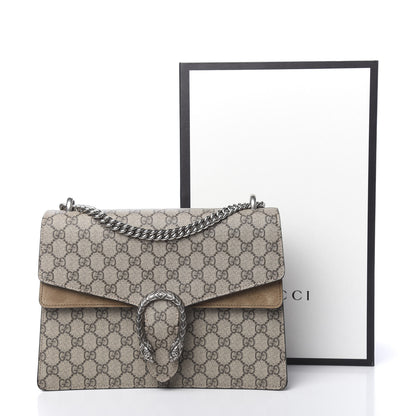 Gucci GG Supreme Monogram Medium Dionysus Shoulder Bag Taupe 11 of 11