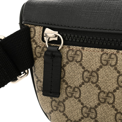 Gucci GG Supreme Monogram Belt Bag Black 11 of 13