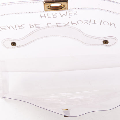 Hermes Vinyl Souvenir De L'Exposition Kelly Transparent 6 of 6