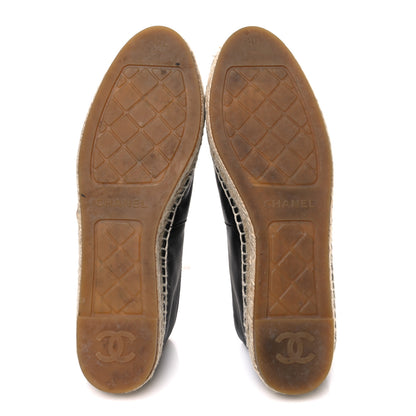 Chanel Lambskin CC Espadrilles 40 Black 7 of 11
