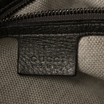 Gucci Metallic Pebbled Calfskin Medium Soho Chain Shoulder Bag Sasso 8 of 36