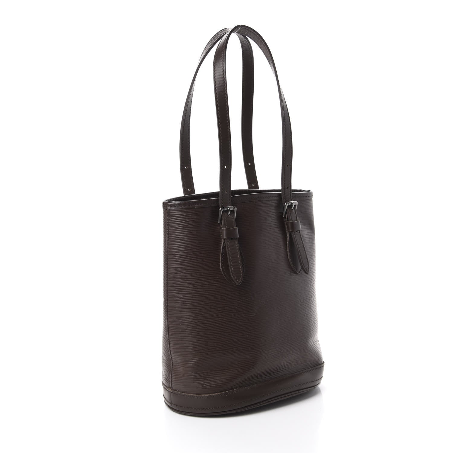Louis Vuitton Epi Petit Bucket 23 Moka 3 of 10