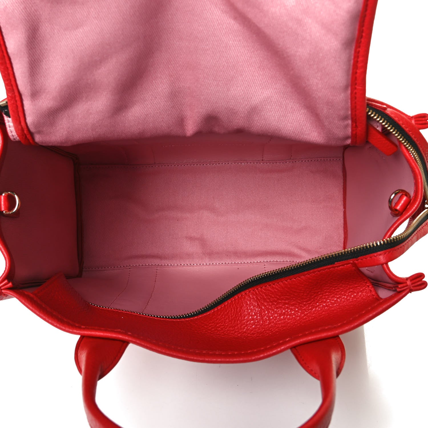 Marc Jacobs Grained Calfskin Medium The Tote Bag True Red 5 of 12
