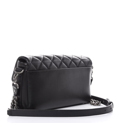 Chanel Calfskin Quilted Large Rock My Shoulder Flap Black 3 of 16