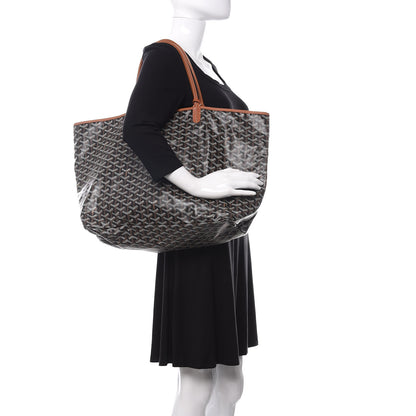 Goyard Goyardine Saint Louis GM Black Gold 2 of 11