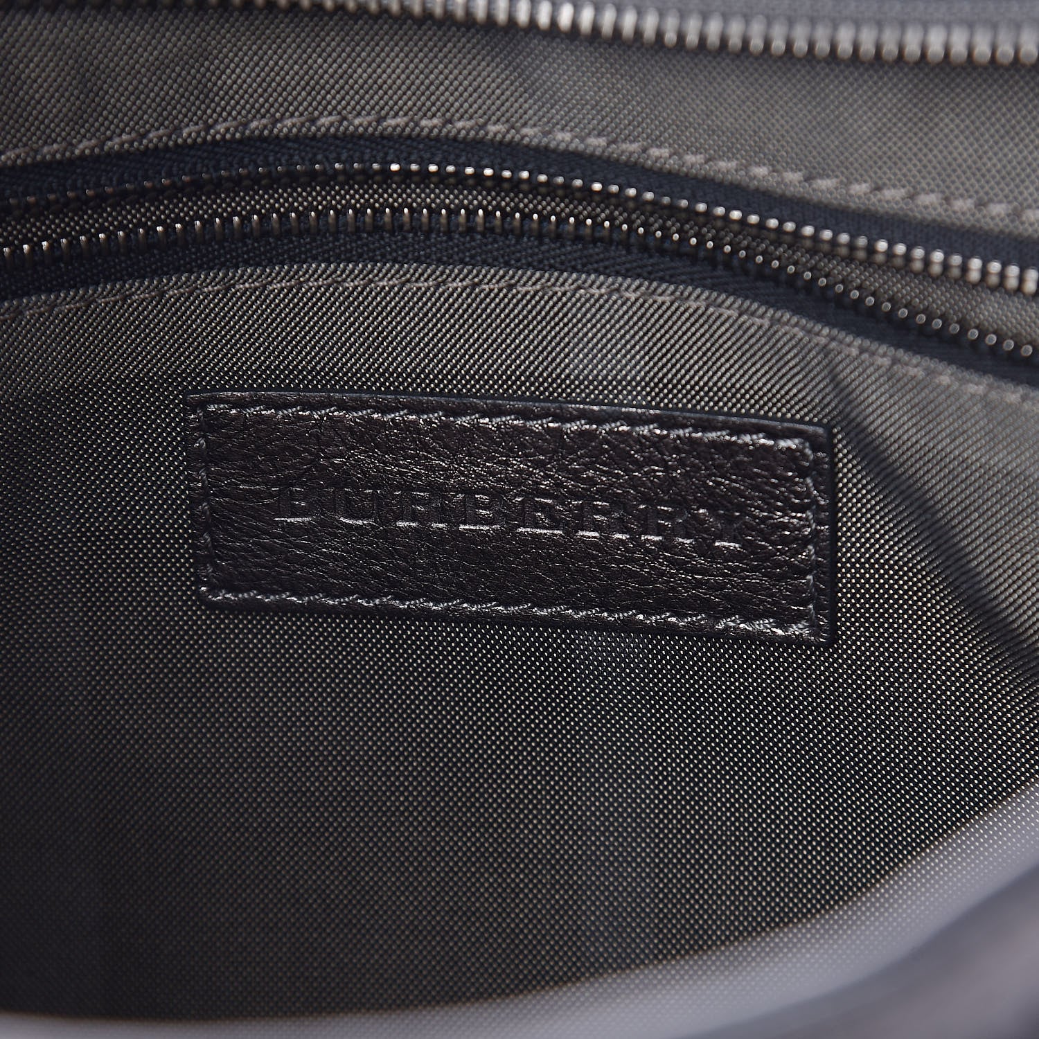 Burberry Metallic Calfskin Shoulder Bag Anthracite 6 of 9