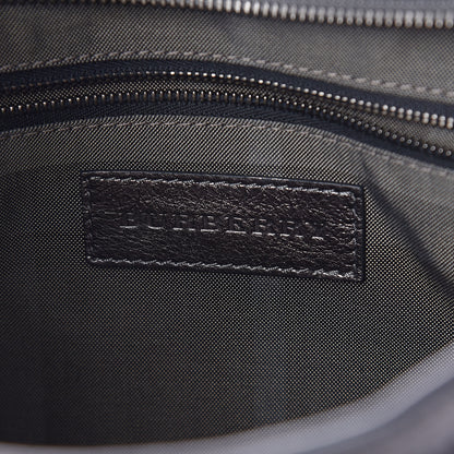 Burberry Metallic Calfskin Shoulder Bag Anthracite 6 of 9