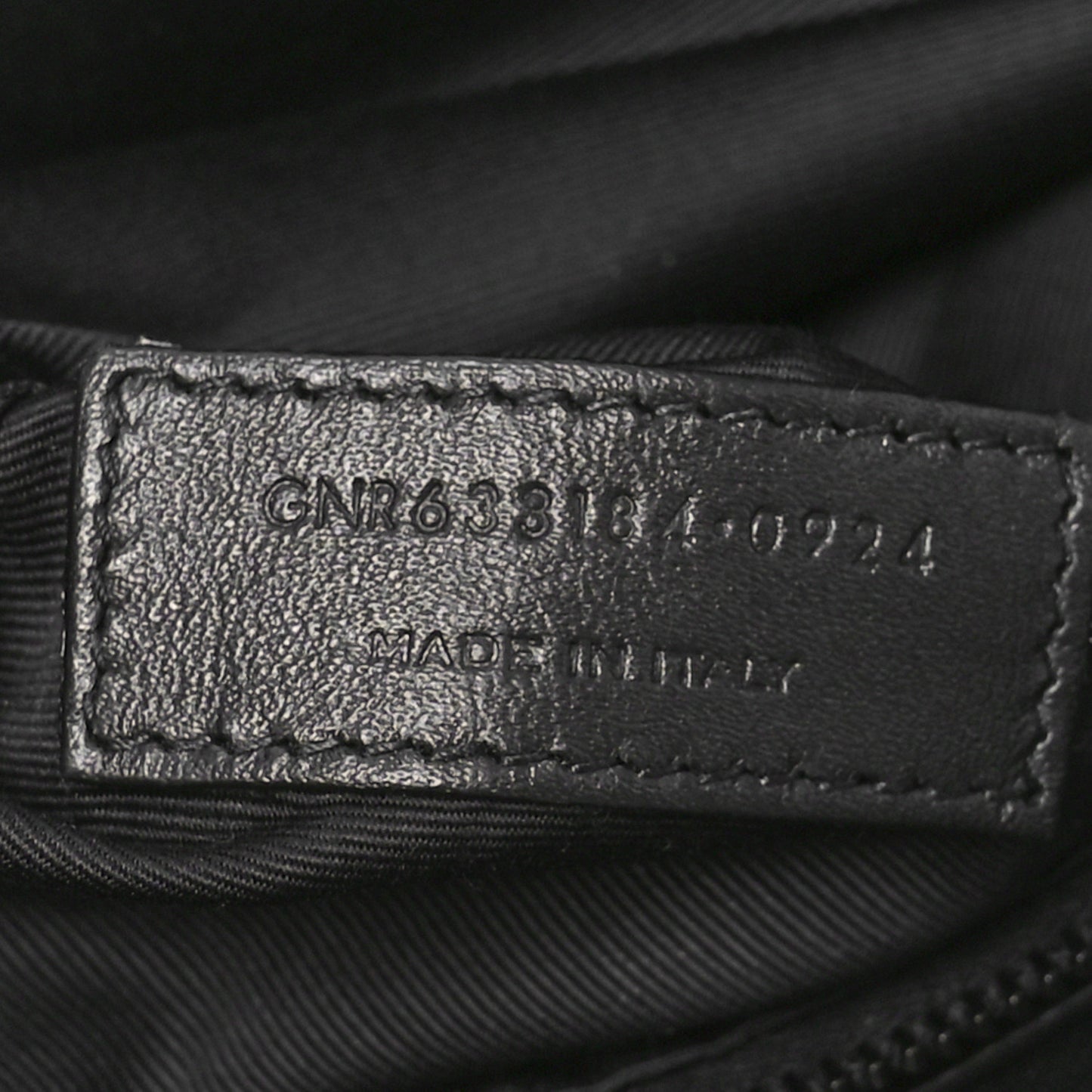 Crinkled Calfskin Matelasse Monogram Medium Niki Chain Satchel Black