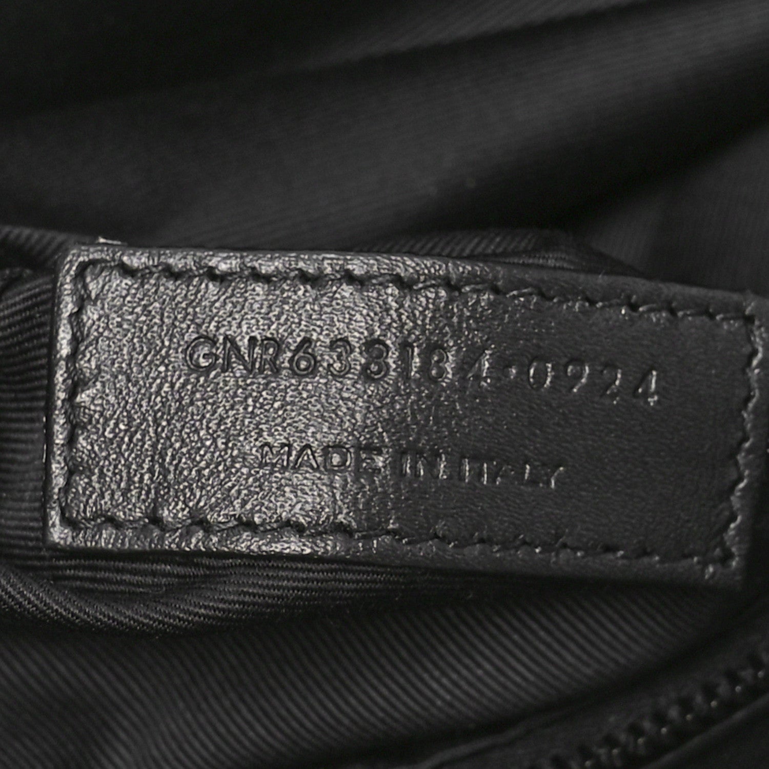 Saint Laurent Crinkled Calfskin Matelasse Monogram Medium Niki Chain Satchel Black 7 of 10