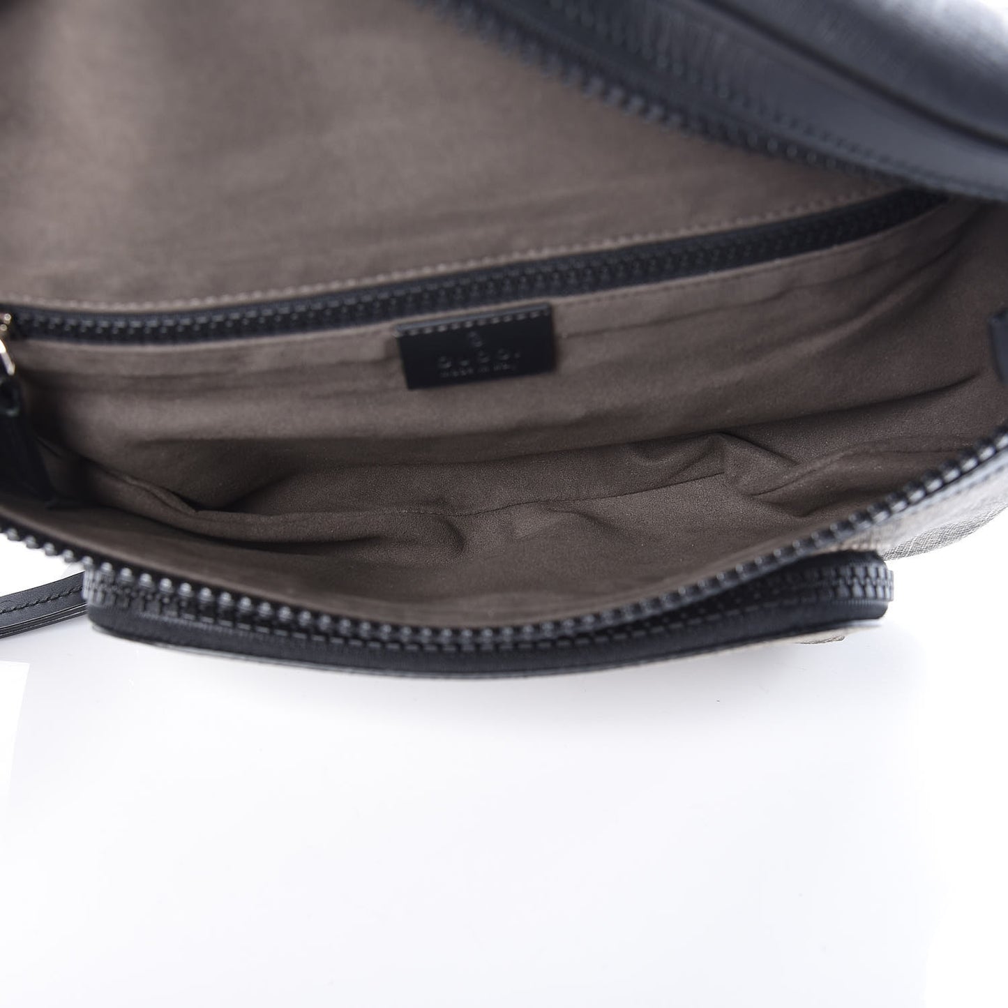 GG Supreme Monogram Belt Bag Black