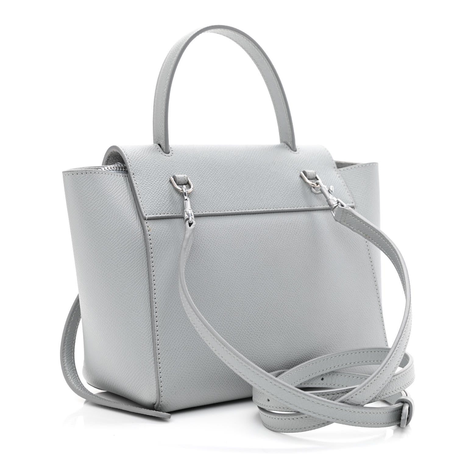Celine Grained Calfskin Nano Belt Bag Mineral 3 of 11