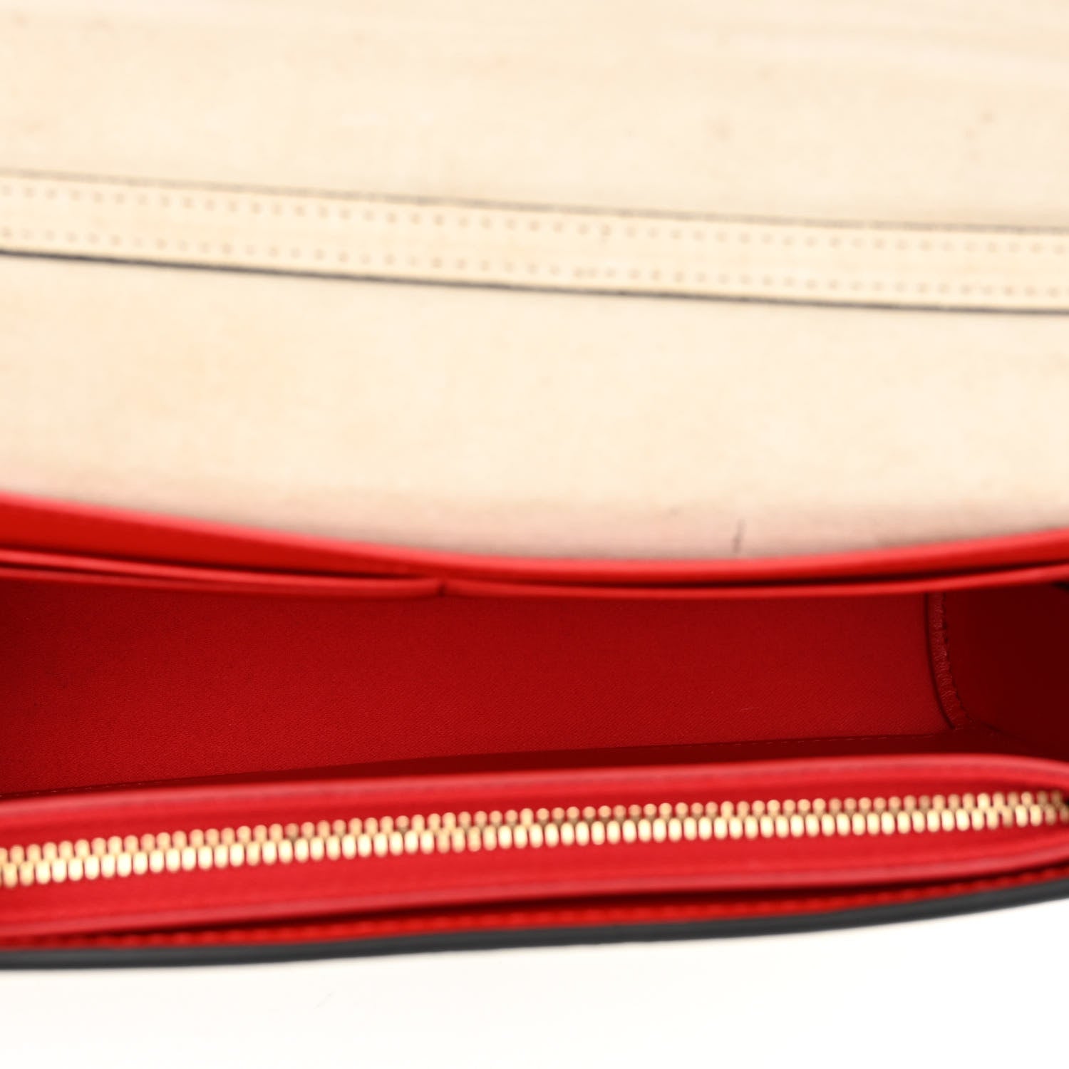 Christian Louboutin Calfskin Spikes Loubinthesky Paloma Clutch White 5 of 10