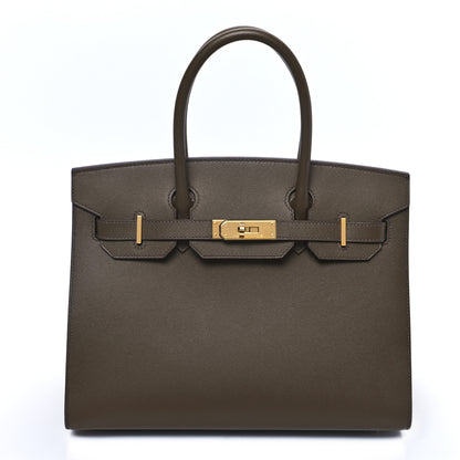 Hermes Madame Calfskin Birkin Sellier 30 Toundra 1 of 13