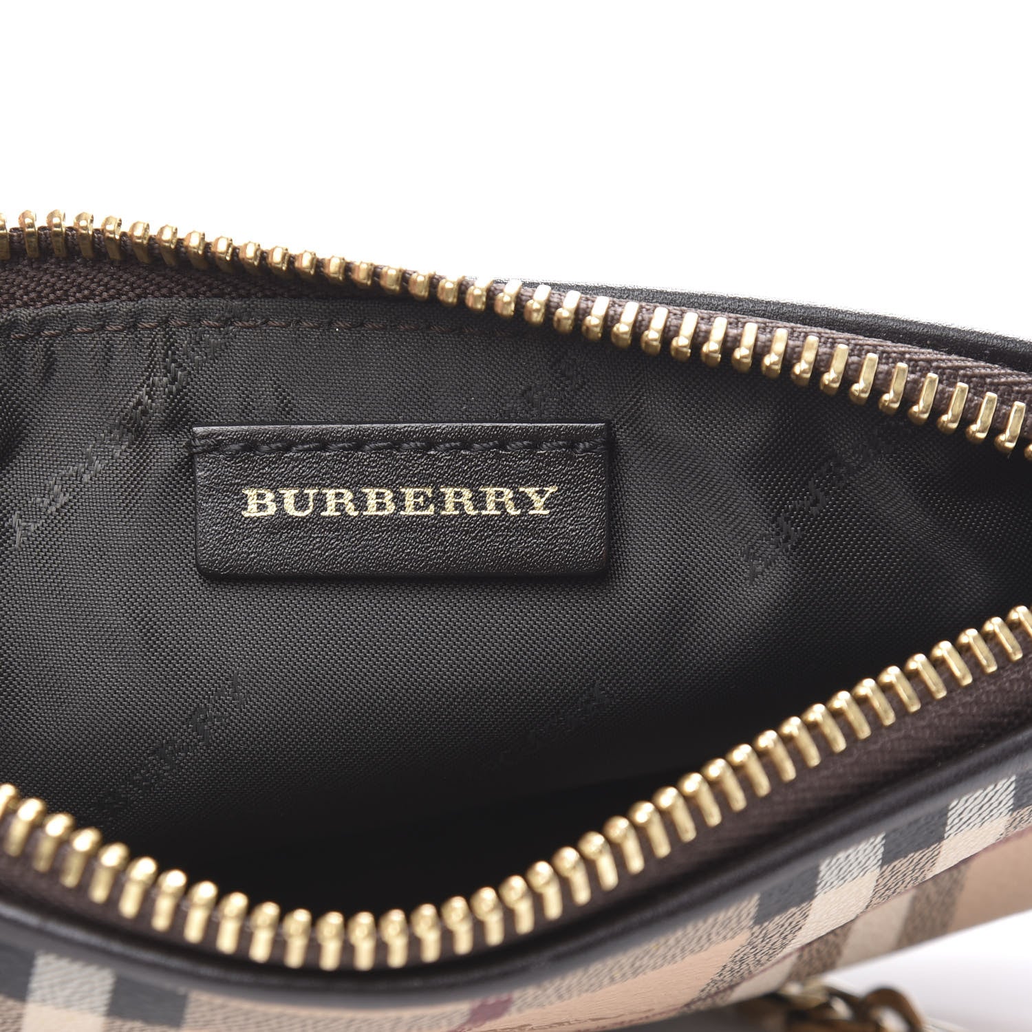 Burberry Haymarket Check Clara Pochette Chocolate 6 of 9