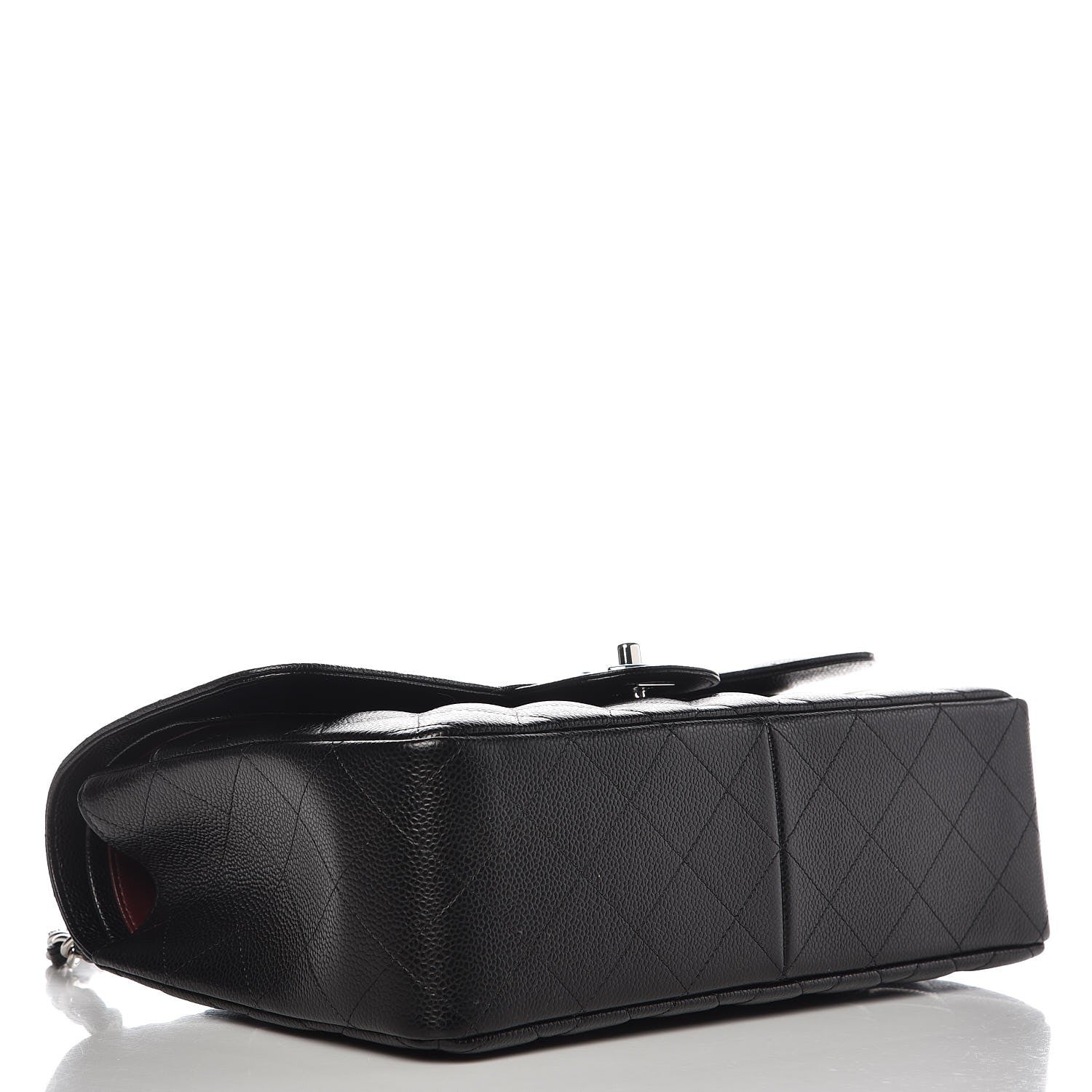 Chanel Caviar Quilted Jumbo Double Flap Black 5 of 9