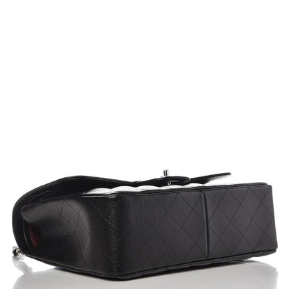 Chanel Caviar Quilted Jumbo Double Flap Black 5 of 9