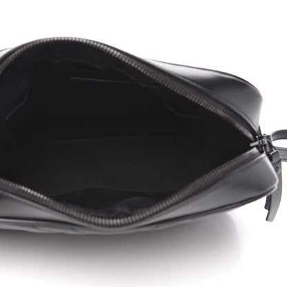 Saint Laurent Calfskin Matelasse Monogram Lou Camera Bag Black 5 of 12