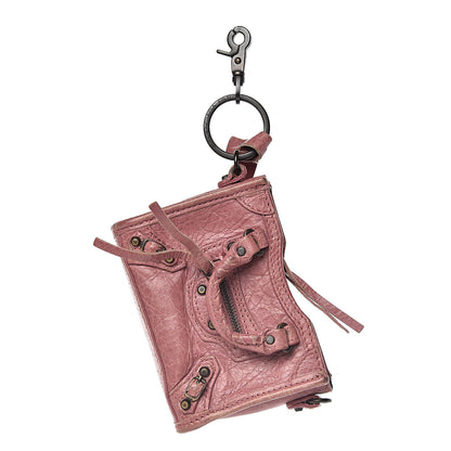 Balenciaga Agneau Classic Hardware Mini City Bag Charm Rose Bruyere 1 of 4