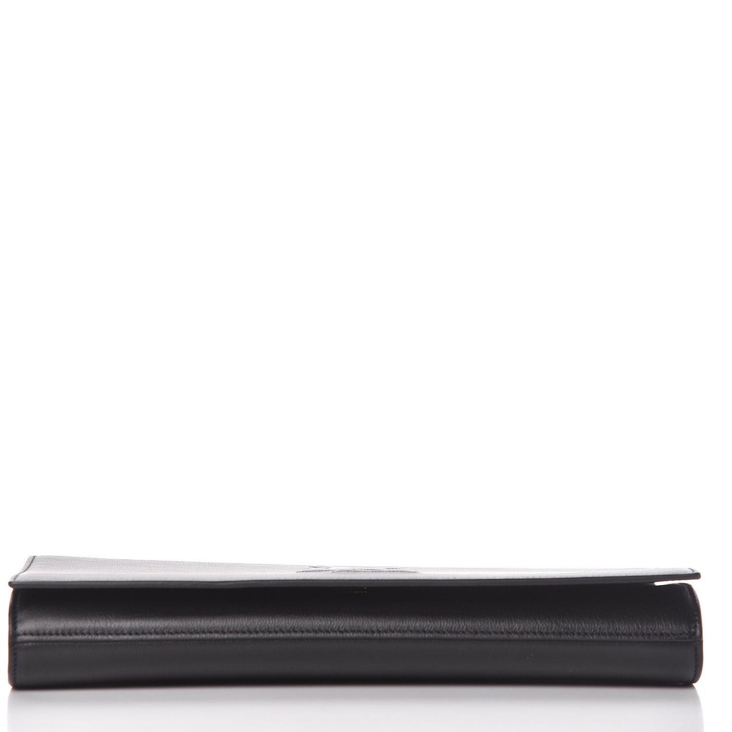 Calfskin Monogram Large Belle De Jour Clutch Black