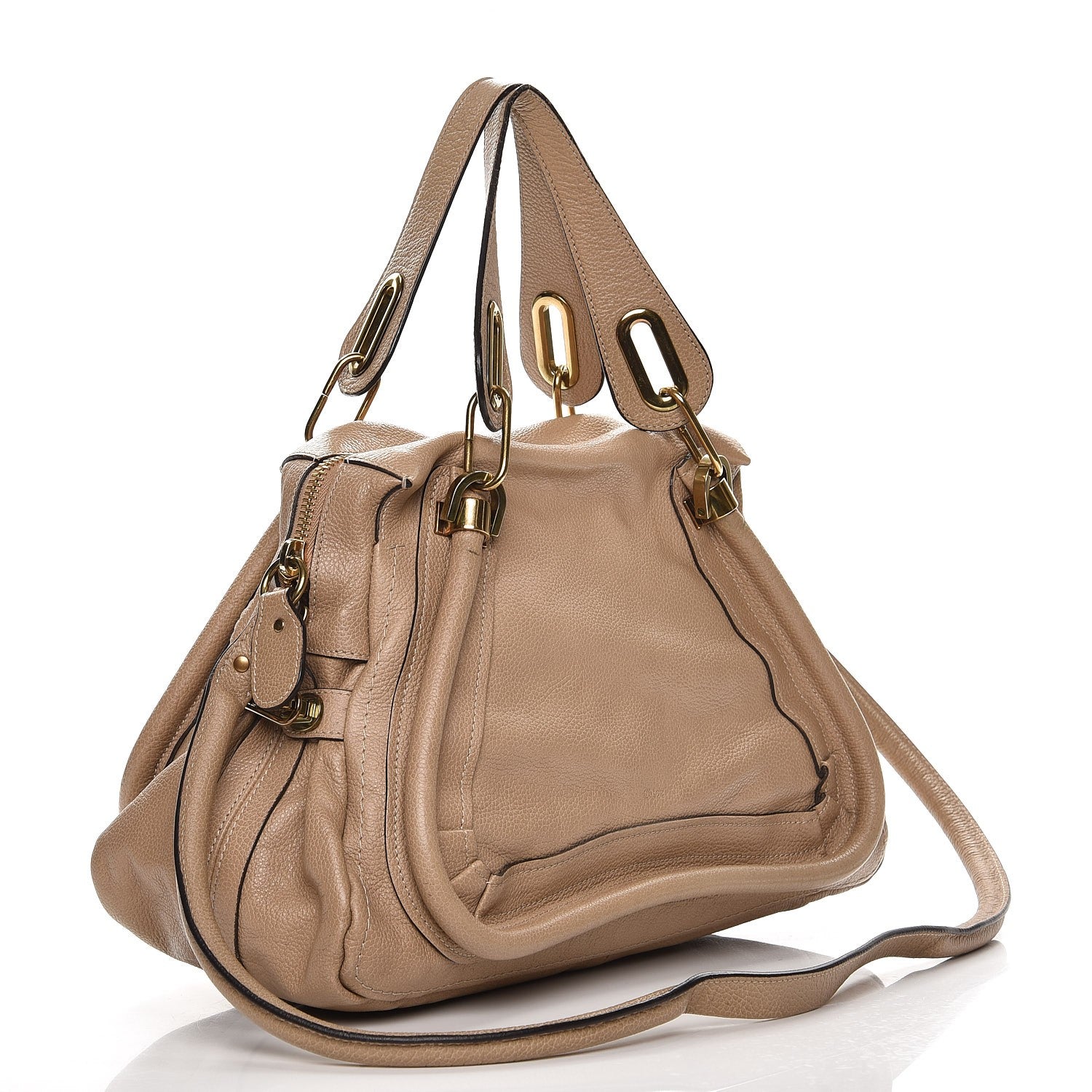 Chloe Calfskin Medium Paraty Beige 4 of 15