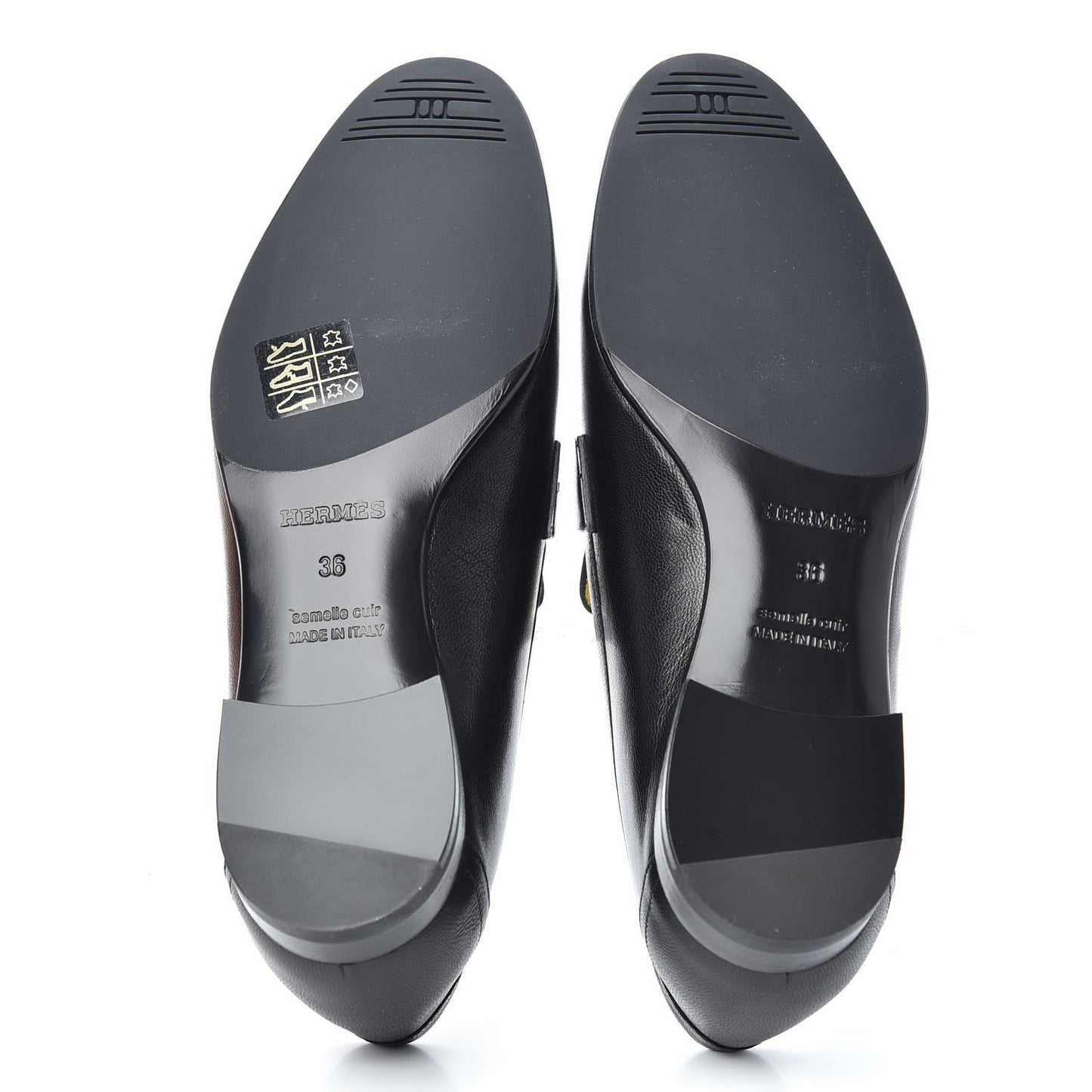 Goatskin Paris Loafers 36 Black