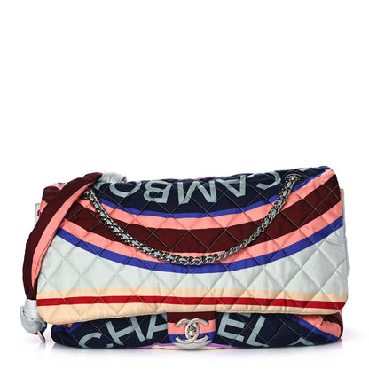 Chanel Fabric Quilted Printed XXL Flap Multicolor 1 of 11