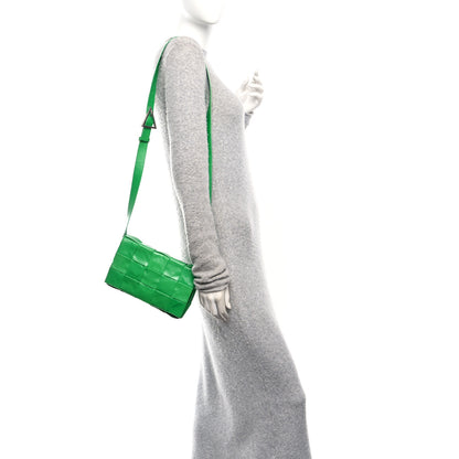 Bottega Veneta Paper Calfskin Maxi Intreccio Cassette Crossbody Bag Parakeet 2 of 9