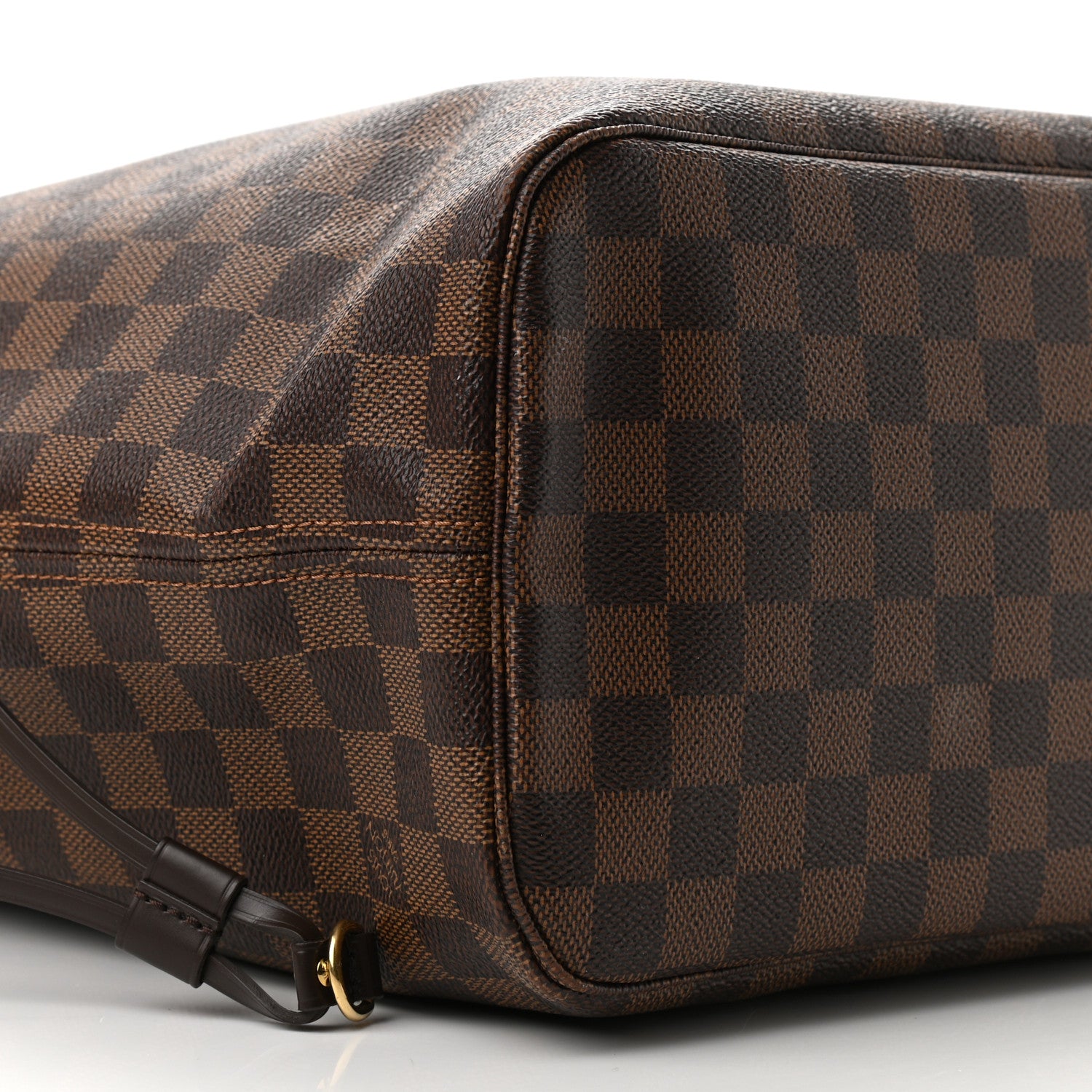Louis Vuitton Damier Ebene Neo Neverfull MM Rose Ballerine 9 of 10