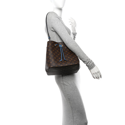 Louis Vuitton Monogram Neonoe MM Blue Jean 2 of 9