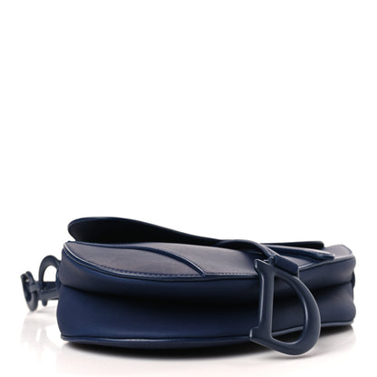 Christian Dior Ultra Matte Calfskin Saddle Bag Blue 4 of 9