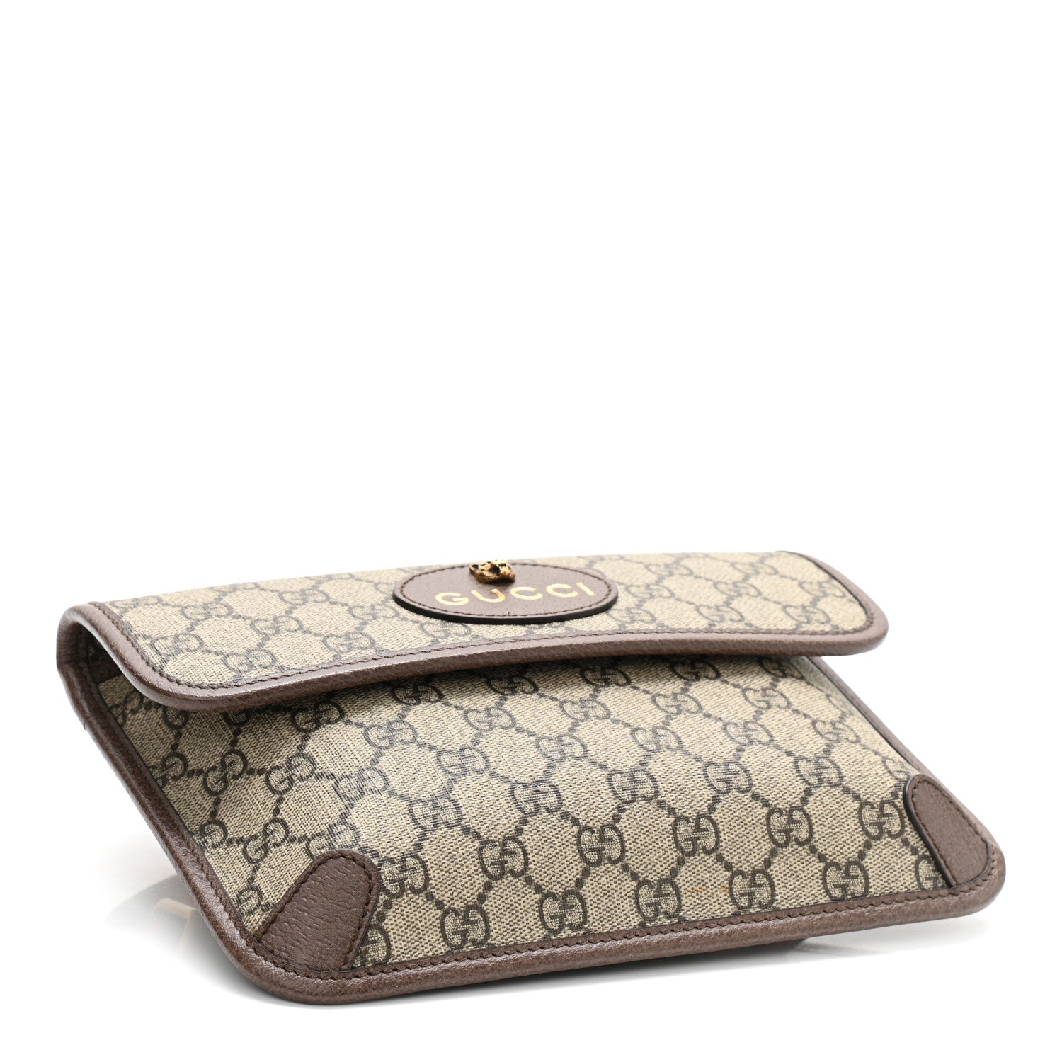 Gucci GG Supreme Monogram Neo Vintage Web Belt Bag Brown 4 of 12