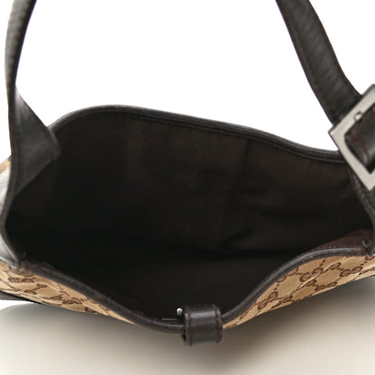 Gucci Monogram Web Jackie O Hobo Dark Brown 5 of 18