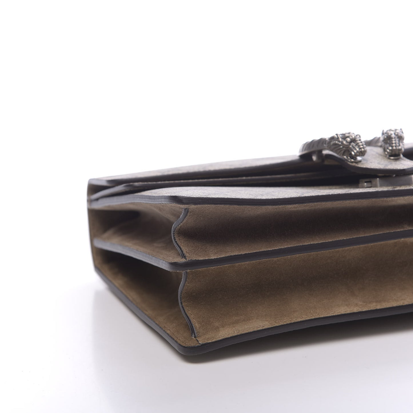 GG Supreme Monogram Medium Dionysus Shoulder Bag Taupe