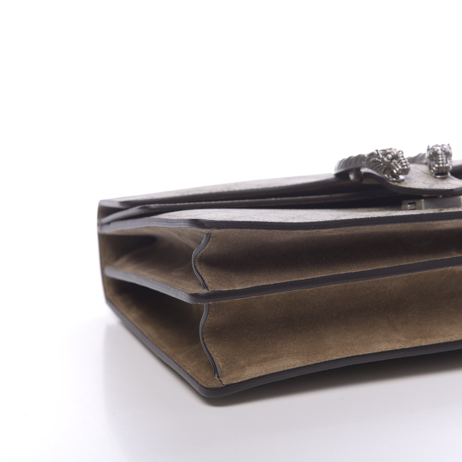 Gucci GG Supreme Monogram Medium Dionysus Shoulder Bag Taupe 8 of 10