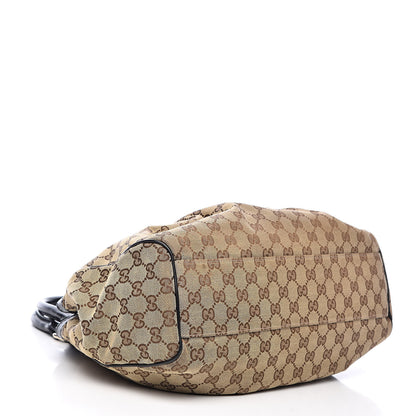 Gucci Monogram Medium Sukey Tote Beige Ebony Black 4 of 14