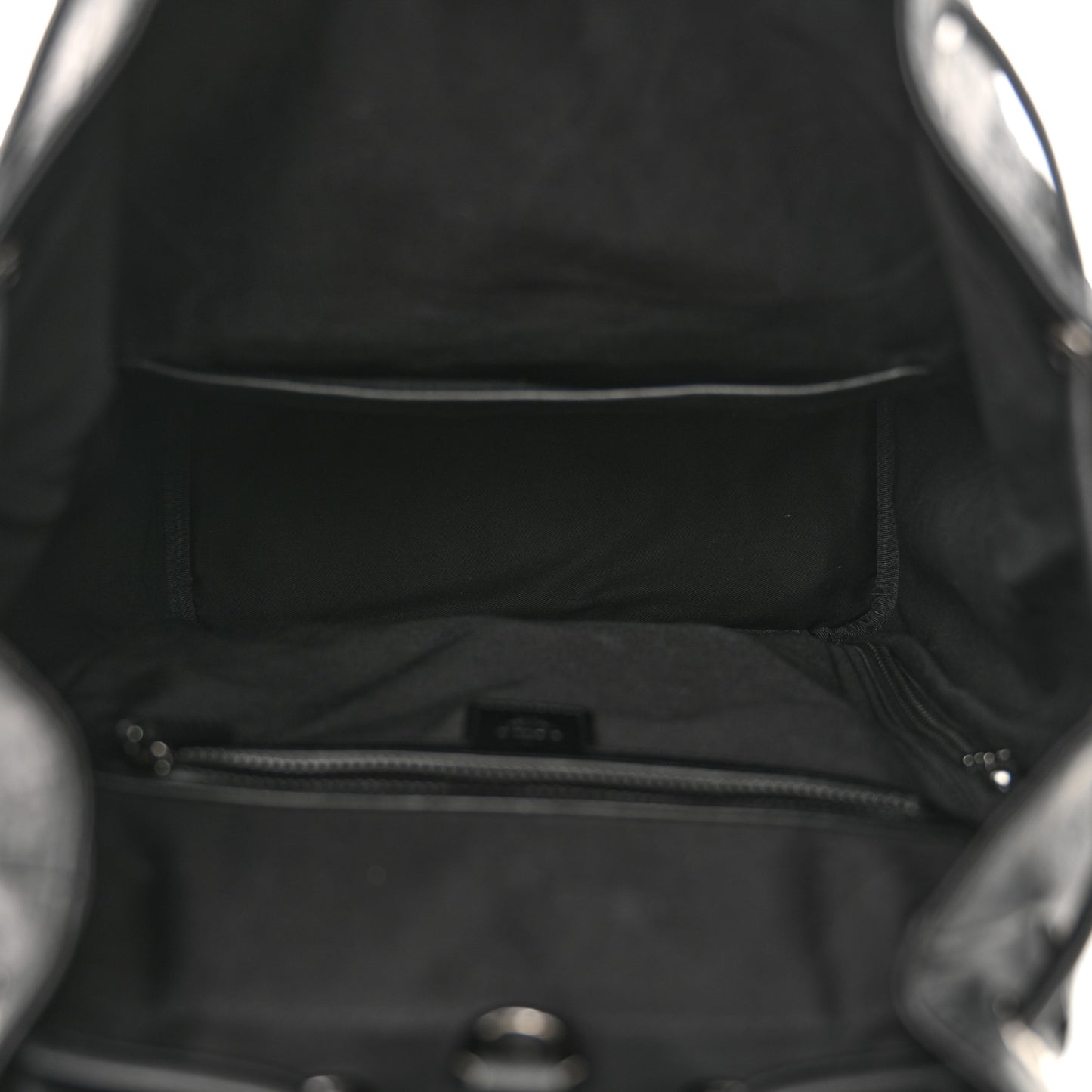 Grained Calfskin Visetos Color Splash Brandenburg Backpack Black Orange Blue