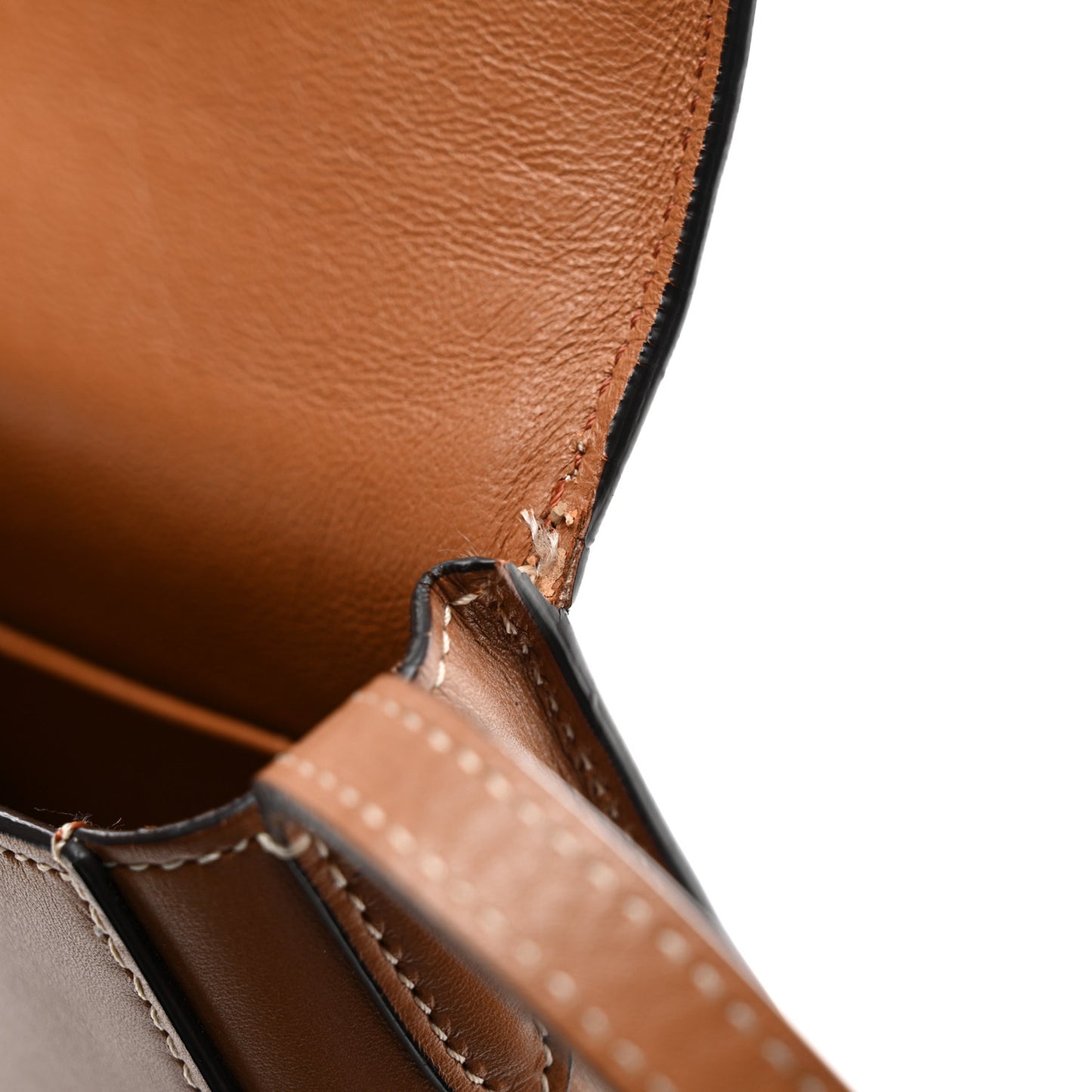 Supersoft Calfskin Small Trotteur Caramel