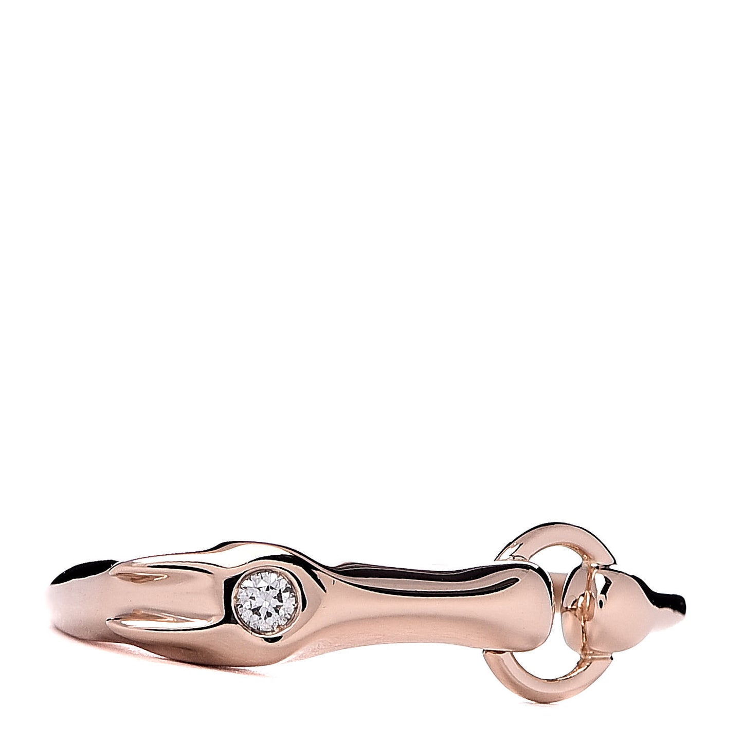 18K Rose Gold Diamond TPM Galop Ring 54 6.75