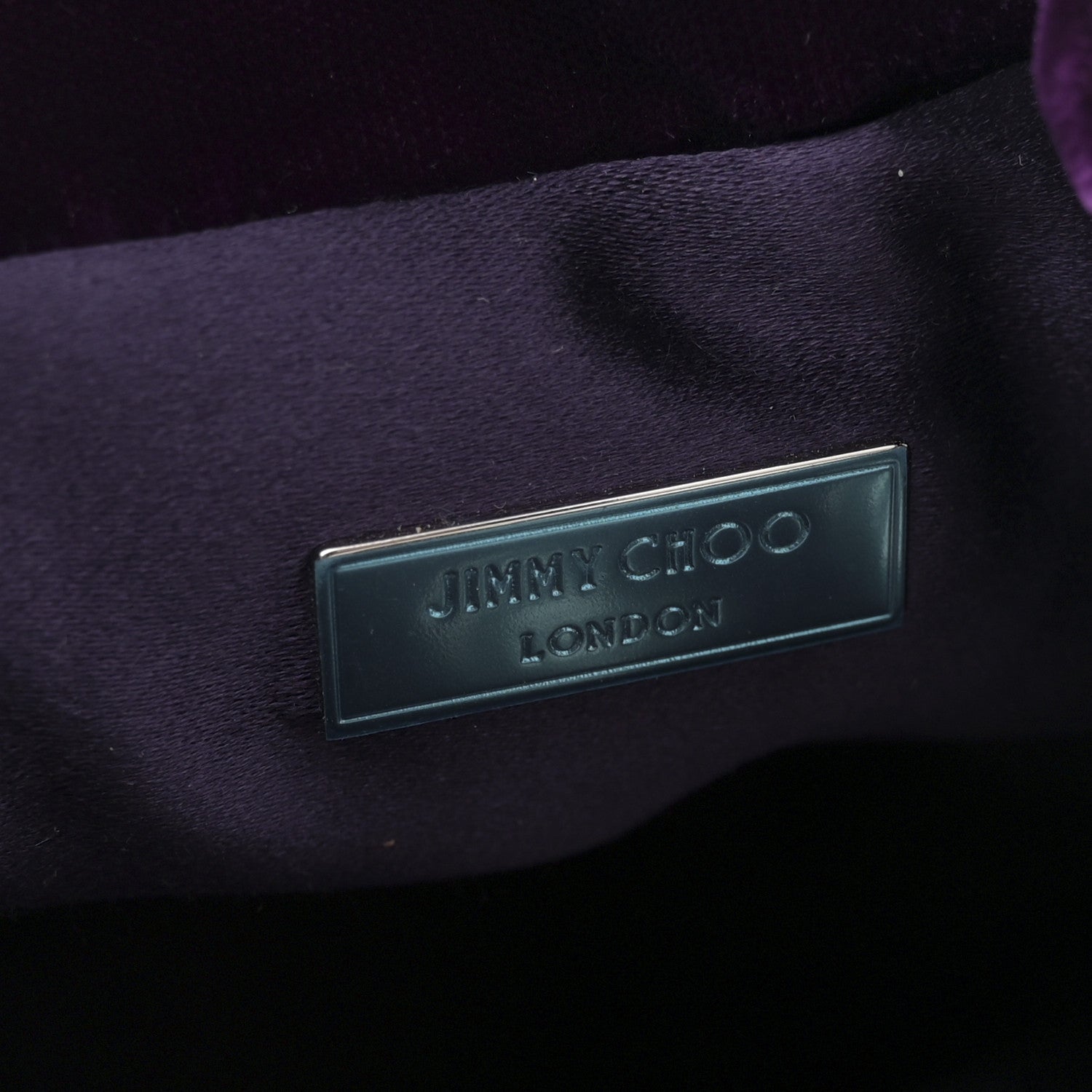 Jimmy Choo Velvet Bon Bon Bag Acai 6 of 9