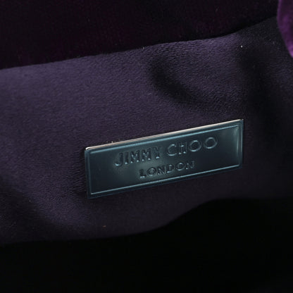 Jimmy Choo Velvet Bon Bon Bag Acai 6 of 9
