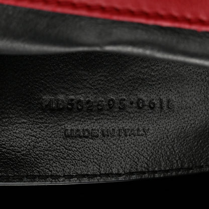 Saint Laurent Lambskin Matelasse Monogram Large Vicky Chain Bag Rouge Eros 8 of 11