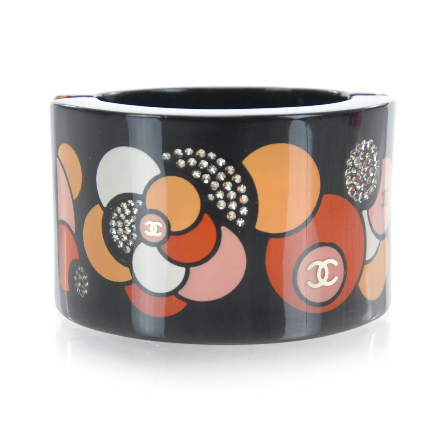 Resin Crystal CC Camellia Cuff