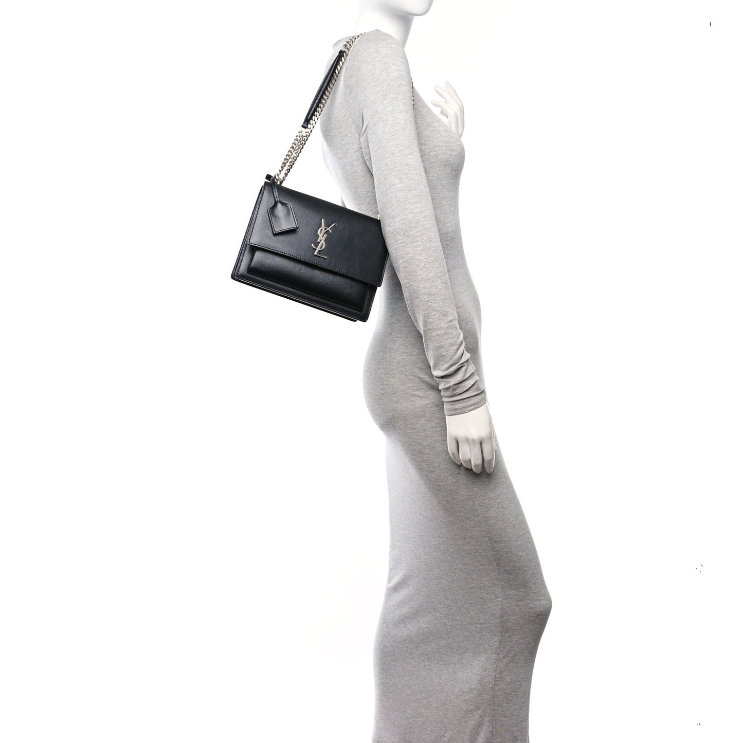 Calfskin Medium Monogram Sunset Black